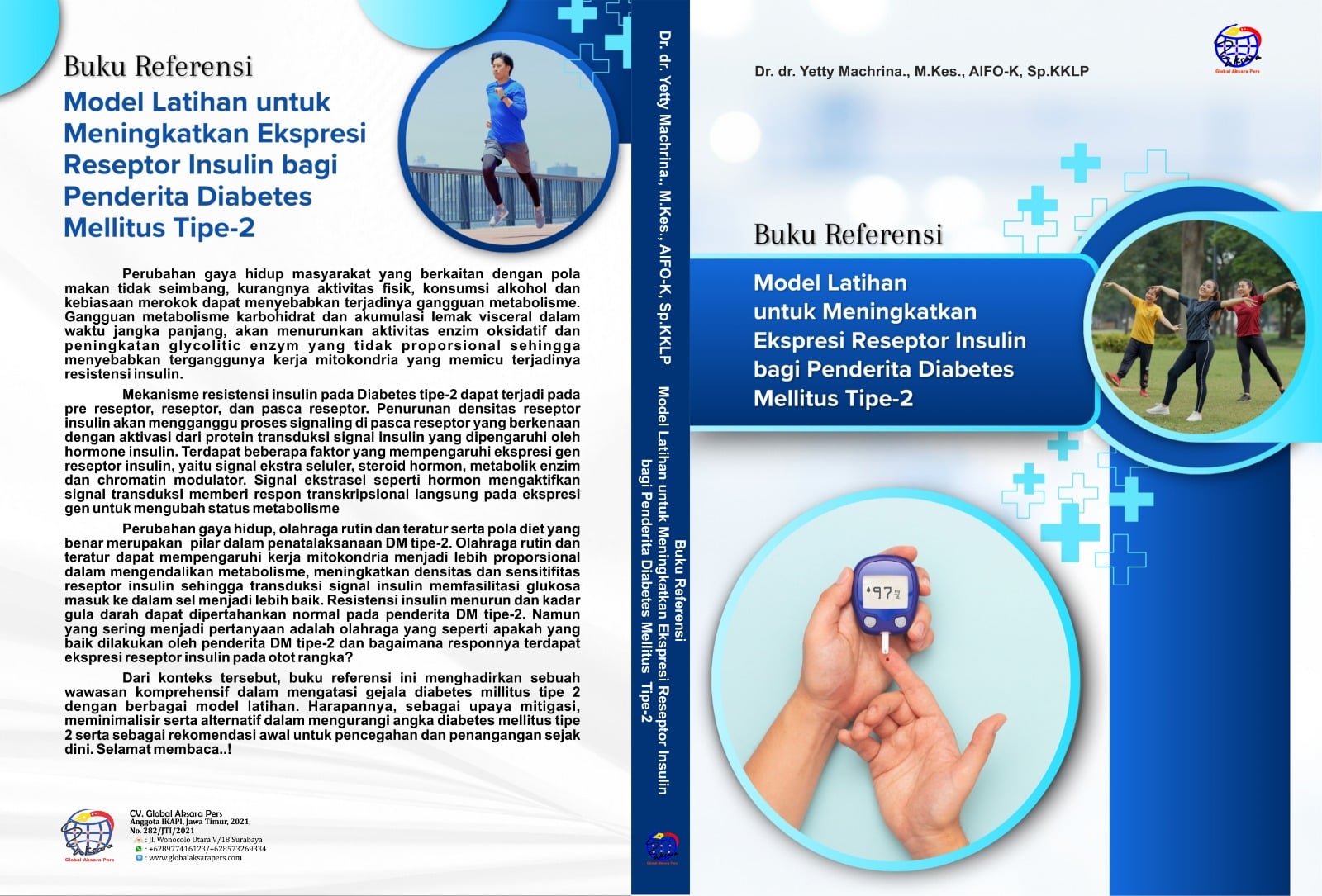 BUKU REFERENSI MODEL LATIHAN UNTUK MENINGKATKAN EKSPRESI RESEPTOR INSULIN BAGI PENDERITA DIABETES MELLITUS TIPE-2