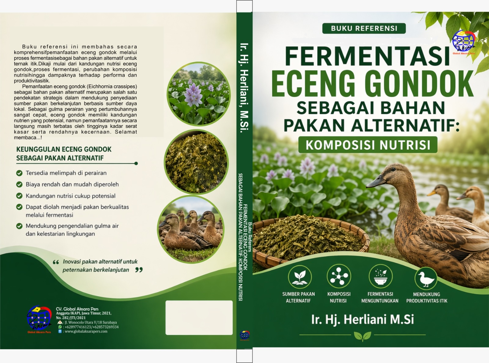 Buku Referensi Fermentasi Eceng Gondok Sebagai Bahan Pakan Alternatif: Komposisi Nutrisi